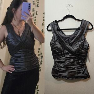 Cachet NWT Ruched Bustier Top Size 4